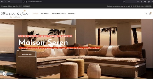 accueil site meubles seren
