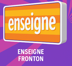 enseigne fronton