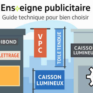 illustration enseigne publicitaire