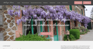 image page d'accueil site https://www.auberge-lucas.com/ comme exemple de site orienté résultat