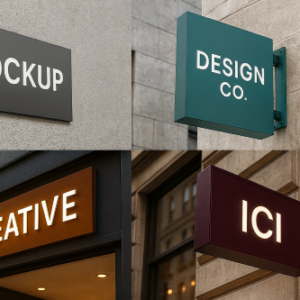 images avec différentes enseignes