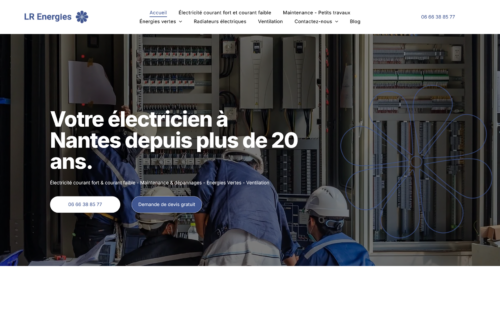 image site entreprise electricité