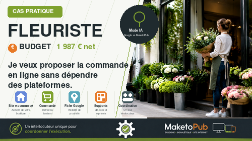 illustration art cas pratique fleuriste